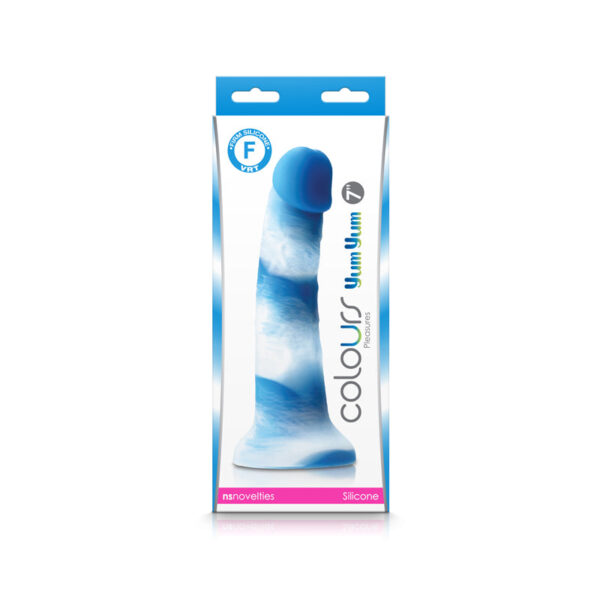 Yum Yum Dildo - Blue 7"