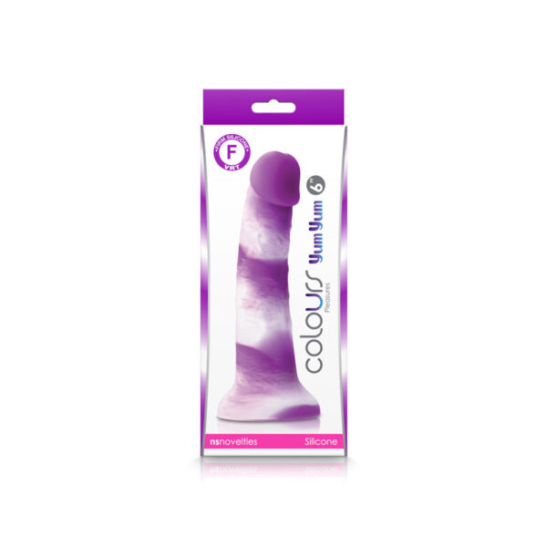 Yum Yum Dildo - Purple 6"